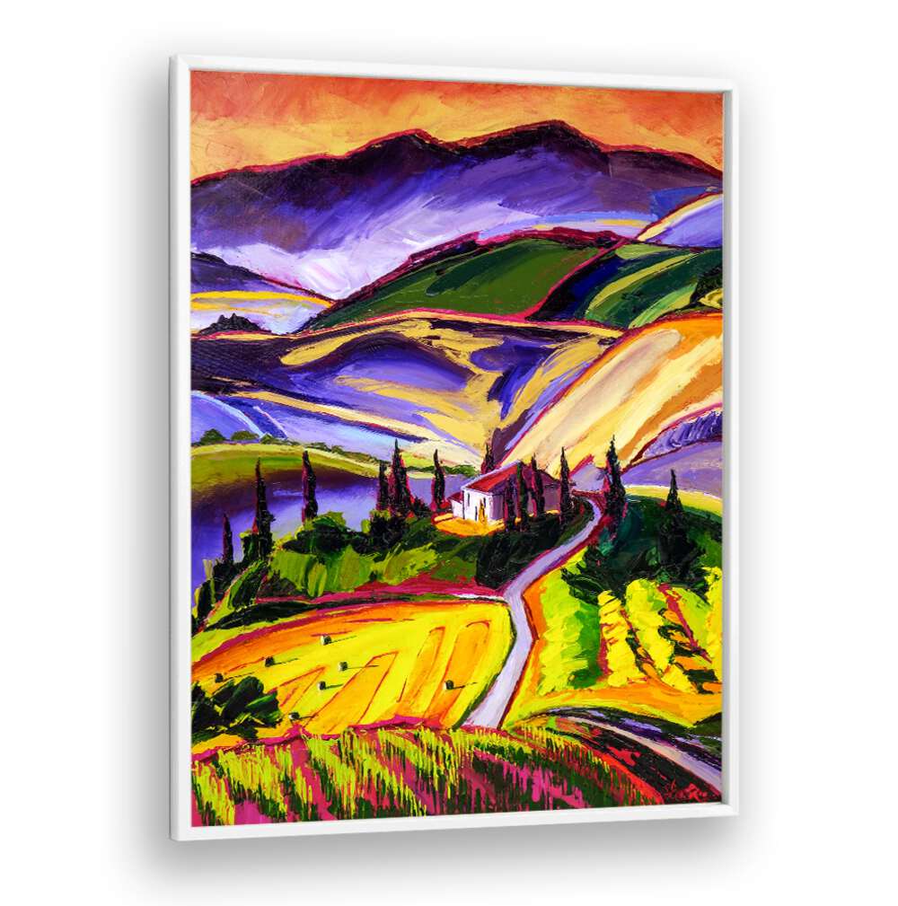 TUSCAN VINEYARD , LANDSCAPE PAINTINGS