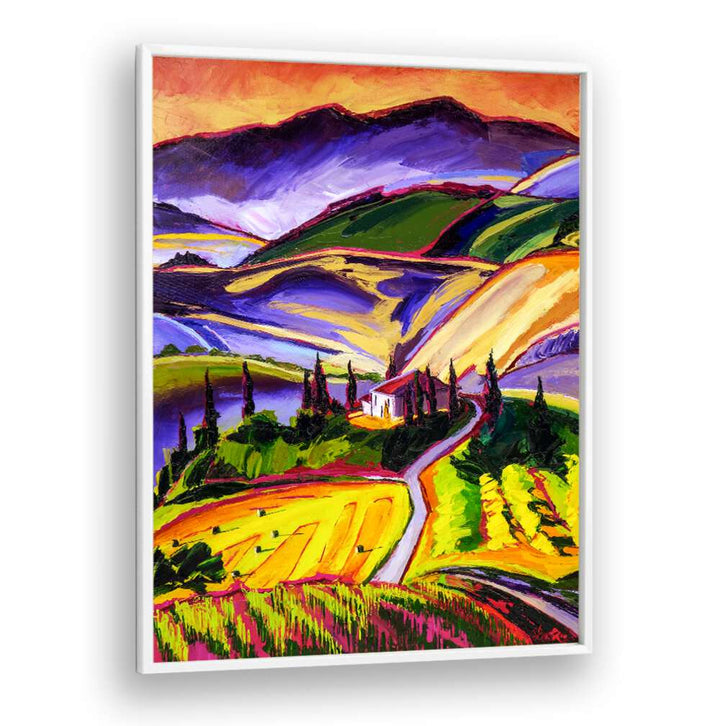 TUSCAN VINEYARD , LANDSCAPE PAINTINGS