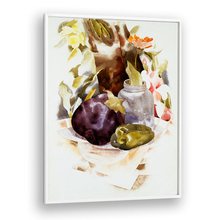 CHARLES DEMUTH'S EGGPLANT AND GREEN PEPPER (1925) , VINTAGE PAINTINGS