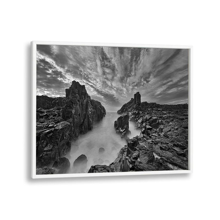 Stunning black and white GATE TO HEAVEN, PHOTOGRAPHY PRINTS capturing nature's beauty in a serene landscape.