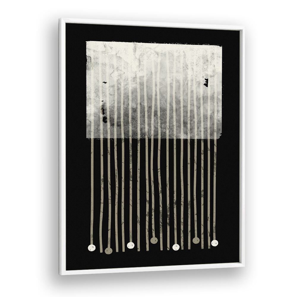 Stylish MIDNIGHT ESCAPE ABSTRACTION geometric art print with bold shapes, perfect for modern home decor.