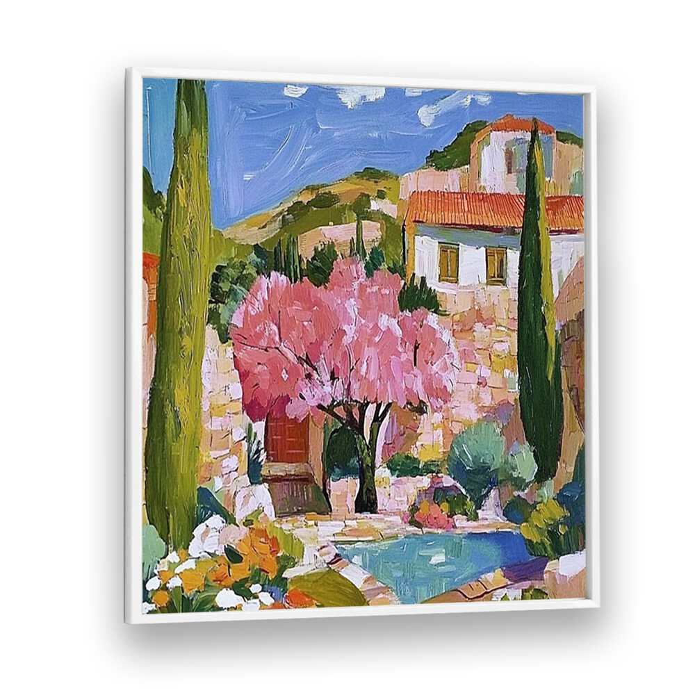 Colorful depiction of cherry blossoms in full bloom, highlighting the beauty of spring with CHERRY BLOSSOMS II.