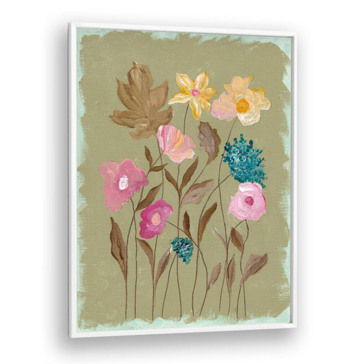 BLUSH IN BLOOM II , FLORAL FLOWER PAINTINGS