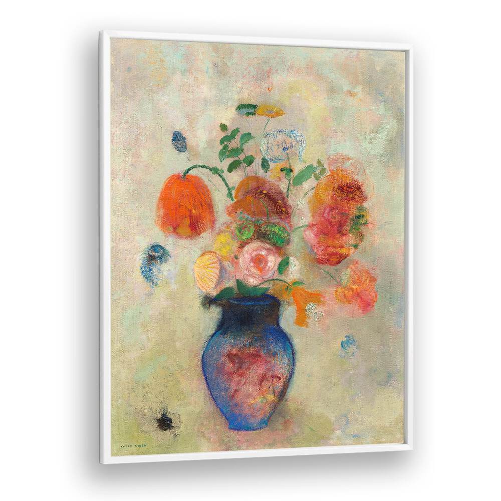 LARGE VASE WITH FLOWERS (1912) , VINTAGE PAINTINGS