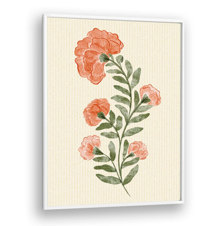 MARIGOLD FLOWERS , FLORAL FLOWER PAINTINGS