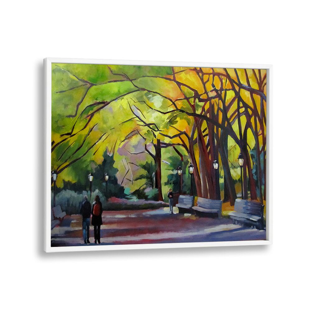 AUTUMN IN CENTRAL PARK , LANDSCAPE PAINTINGS