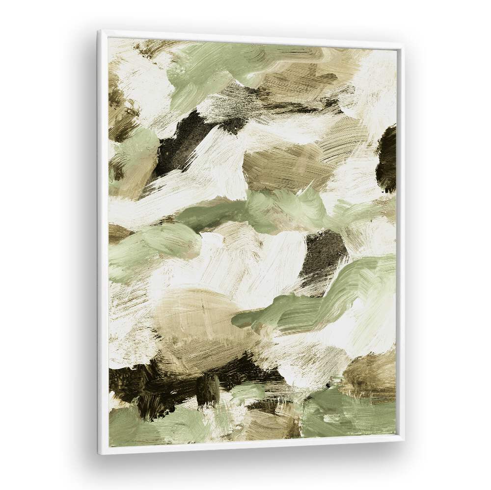 Elevate your space with ABSTRACT PAINTING VI GREEN, showcasing tranquil greens in modern abstract artistry.
