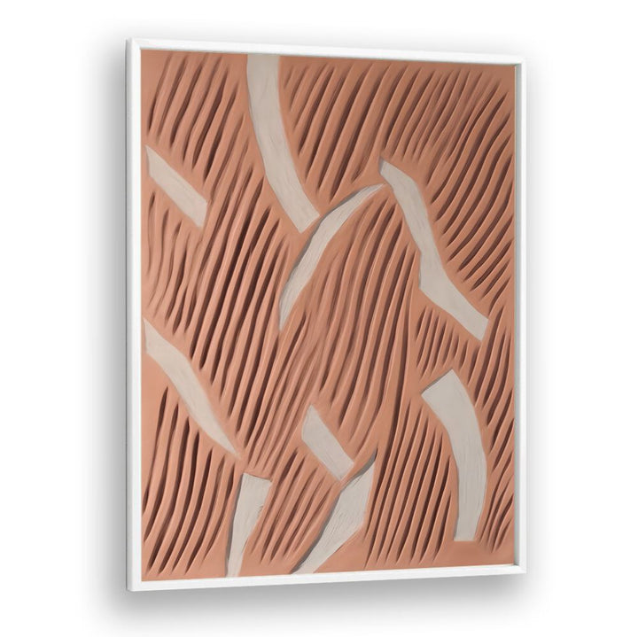 Elegant design of THE COUNTING II, ABSTRACT PAINTINGS, featuring textured patterns in warm tones for modern decor.