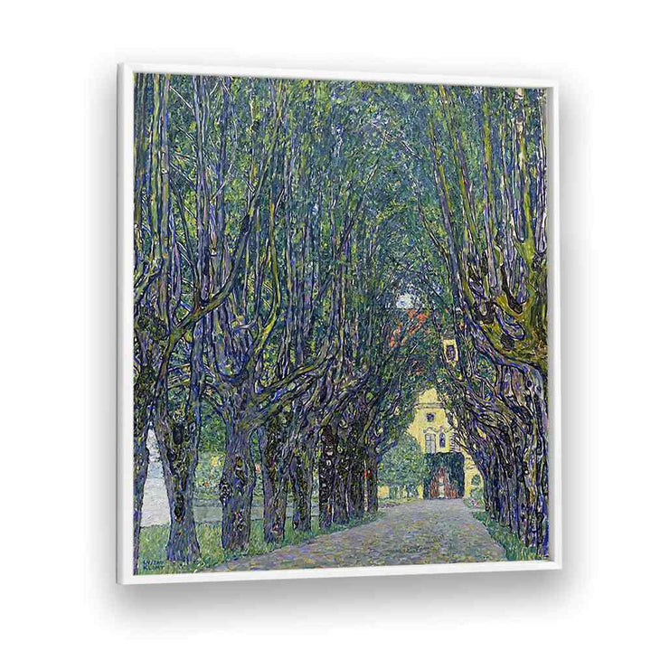 ALLEE AT SCHLOSS KAMMER (1910) , VINTAGE PAINTINGS