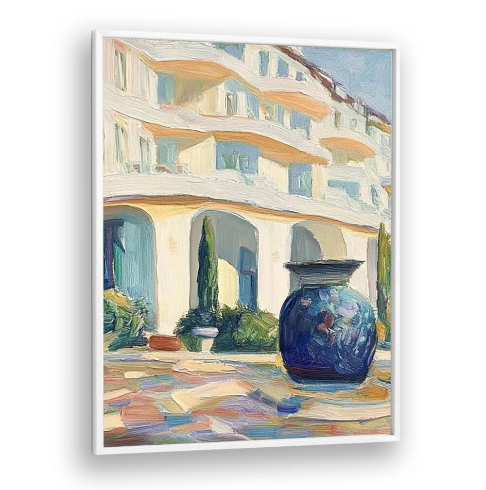 Elegant POT ON A STREET planter enhances outdoor decor, blending style and functionality beautifully.