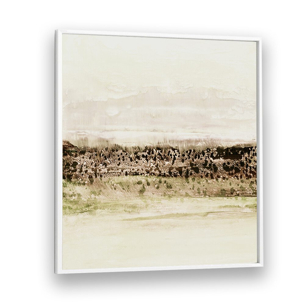 Serene GREEN HORIZON, ABSTRACT PAINTINGS artwork, perfect for enhancing any home or workspace's aesthetic.