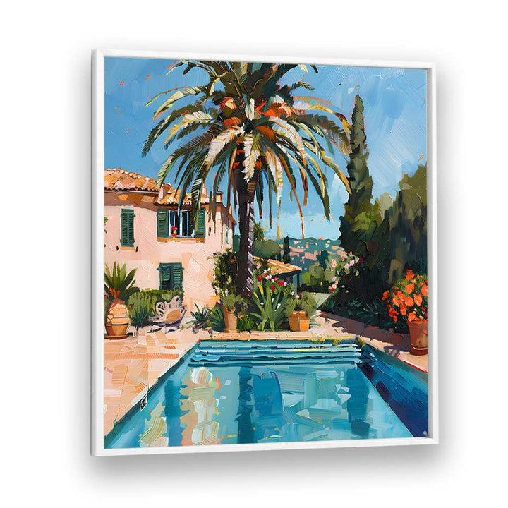 Lush greenery and a sparkling pool highlight the luxury of HOUSE BY THE POOL MALLORCA II in a serene setting.