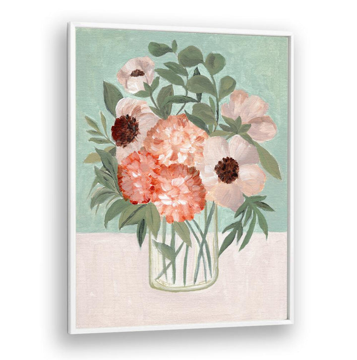 GARDEN BEAUTIES , FLORAL FLOWER PAINTINGS