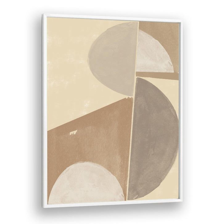 Stylish INTERACTION BALANCE NO.I, ABSTRACT PAINTINGS features soft shapes in warm tones, perfect for enhancing your decor.