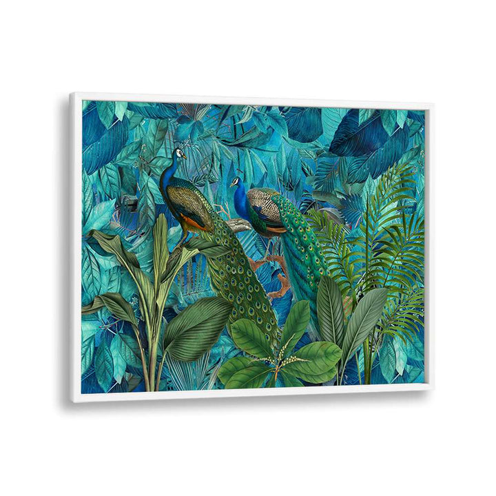 JUNGLE BIRDS GARDEN I BY ANDREA HAASE , WILDLIFE POSTERS, WILDLIFE PAINTINGS