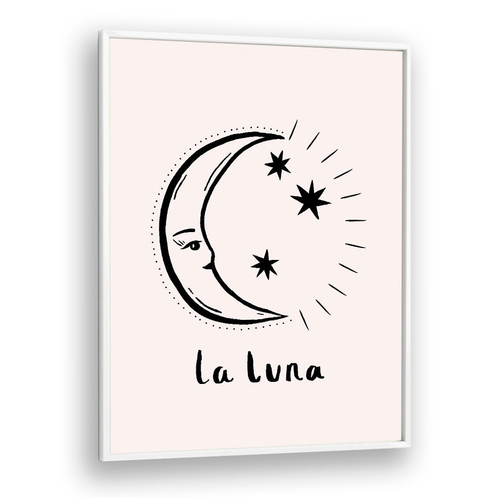 LA LUNA BY DUCHESS PLUM , LINE ART PRINTINGS , LINE ART PRINTS