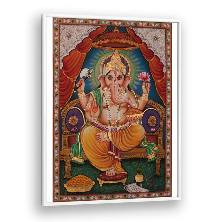 SHRI GANESHA II , INDIAN ART PAINTINGS