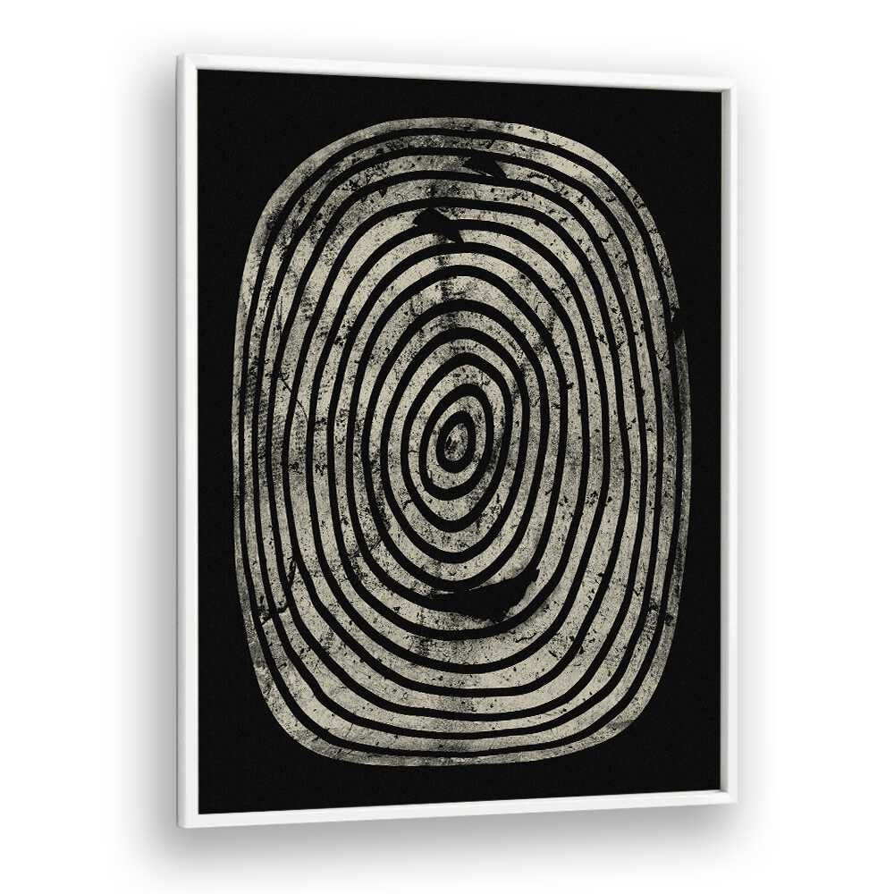 Bold BLACK OASIS ABSTRACTION, GEOMETRIC ART PRINTS showcasing dynamic 3D shapes for a contemporary aesthetic.