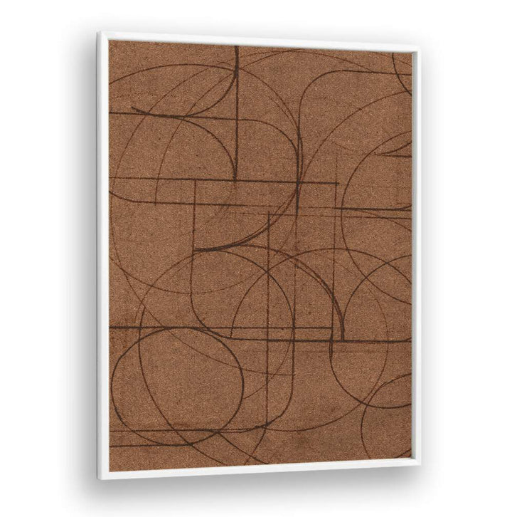 Stunning CURVED , ABSTRACT PAINTINGS in rich tones to elevate your living space with contemporary artistry.