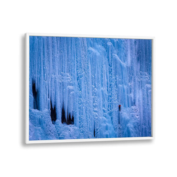 ICE CLIMBER BY MICHAEL ZHENG , LANDSCAPE PHOTO PRINTS