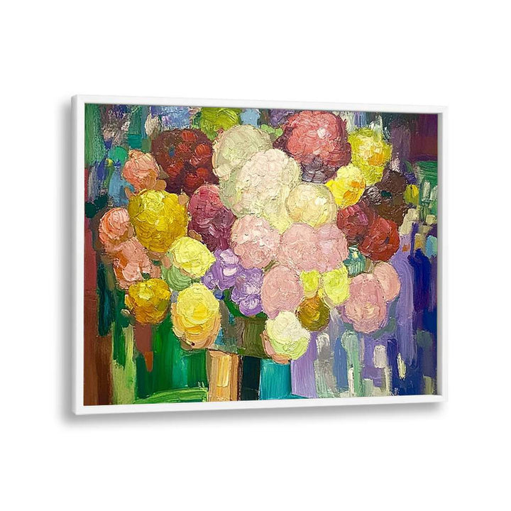 Vibrant FLOWERS IN A VASE create a stunning centerpiece, perfect for enhancing any living space with elegance.