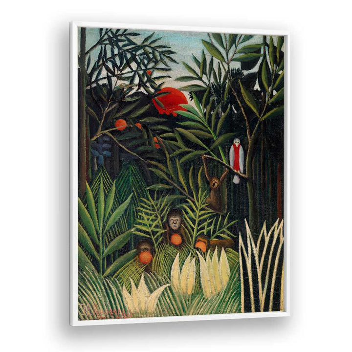 MONKEYS AND PARROT  (1905–1906) , VINTAGE PAINTINGS