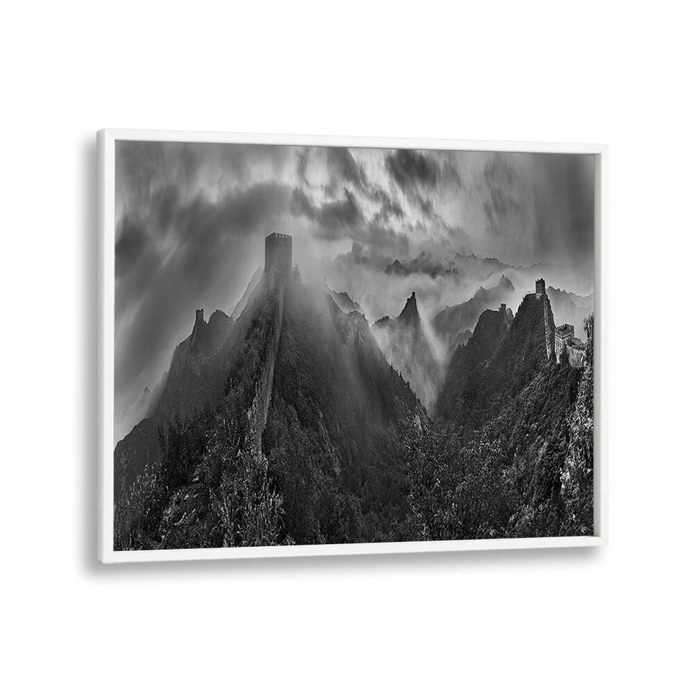 Misty Morning at Great Wall, Photography Prints showcase serene landscapes shrouded in mist, perfect for nature lovers.