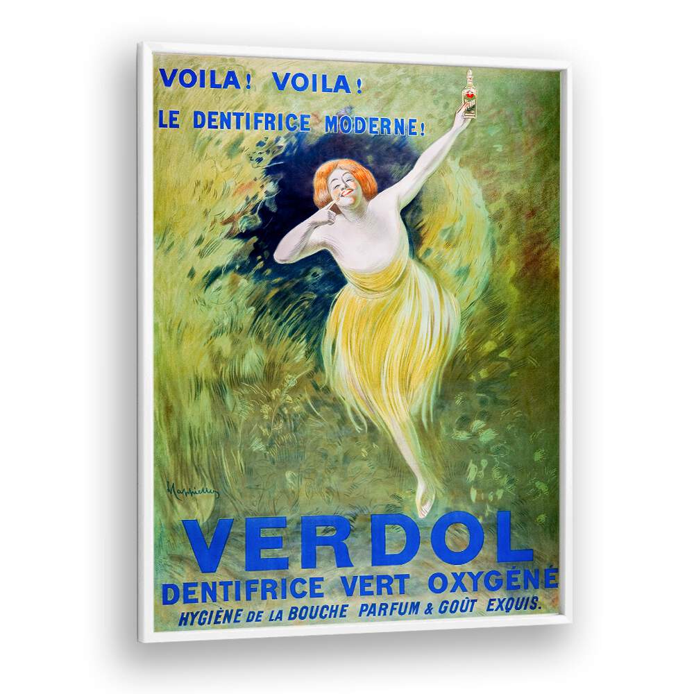 VERDOL, OXYGENATED GREEN TOOTHPASTE (1911) , VINTAGE PAINTINGS