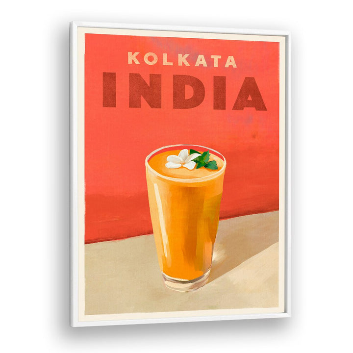 TRAVEL POSTER COCKTAIL KOLKATA INDIA BY THE WHISKEY GINGER ,BAR POSTERS , BAR ART PRINTS