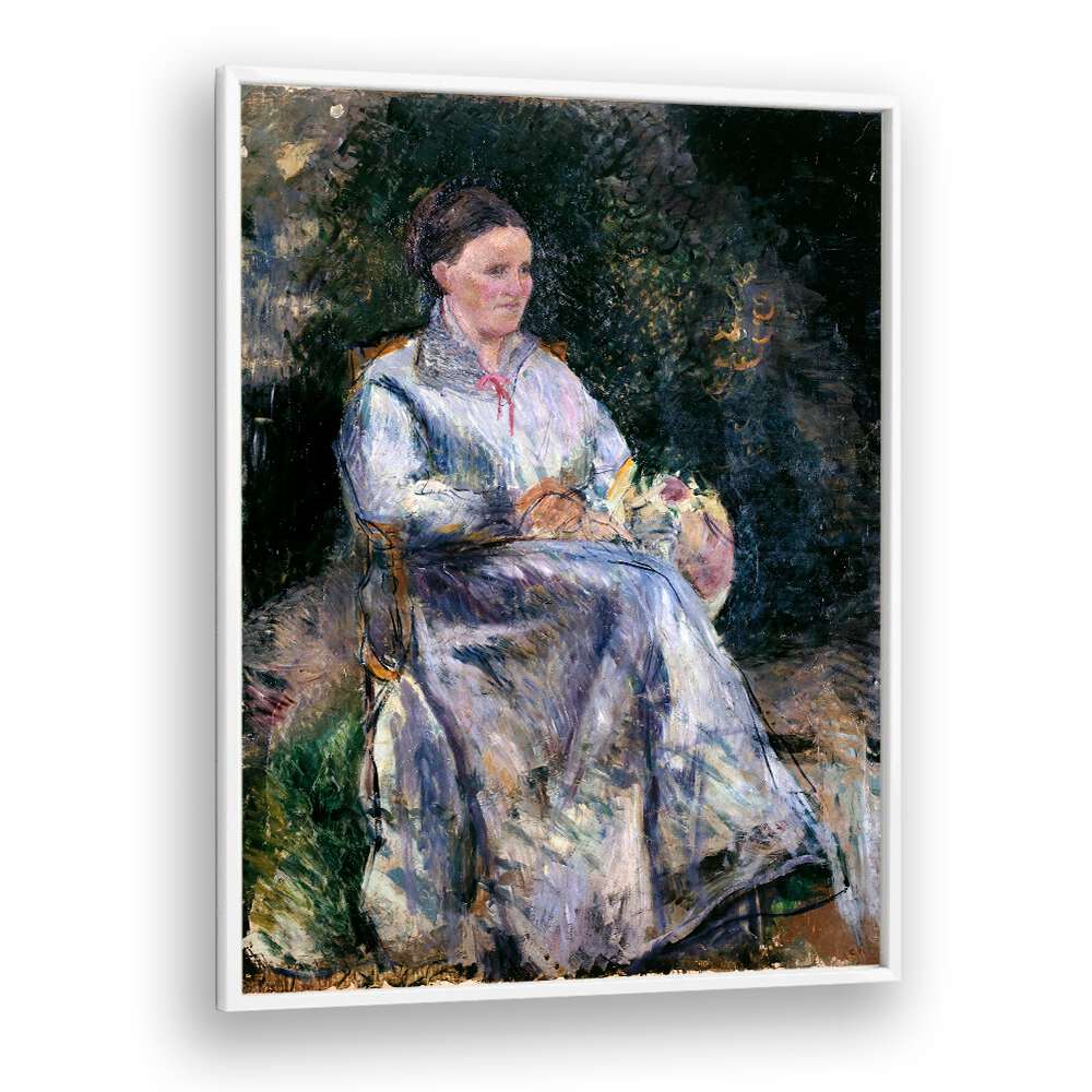 JULIE PISSARRO IN THE GARDEN (CA. 1874)  , VINTAGE PAINTINGS