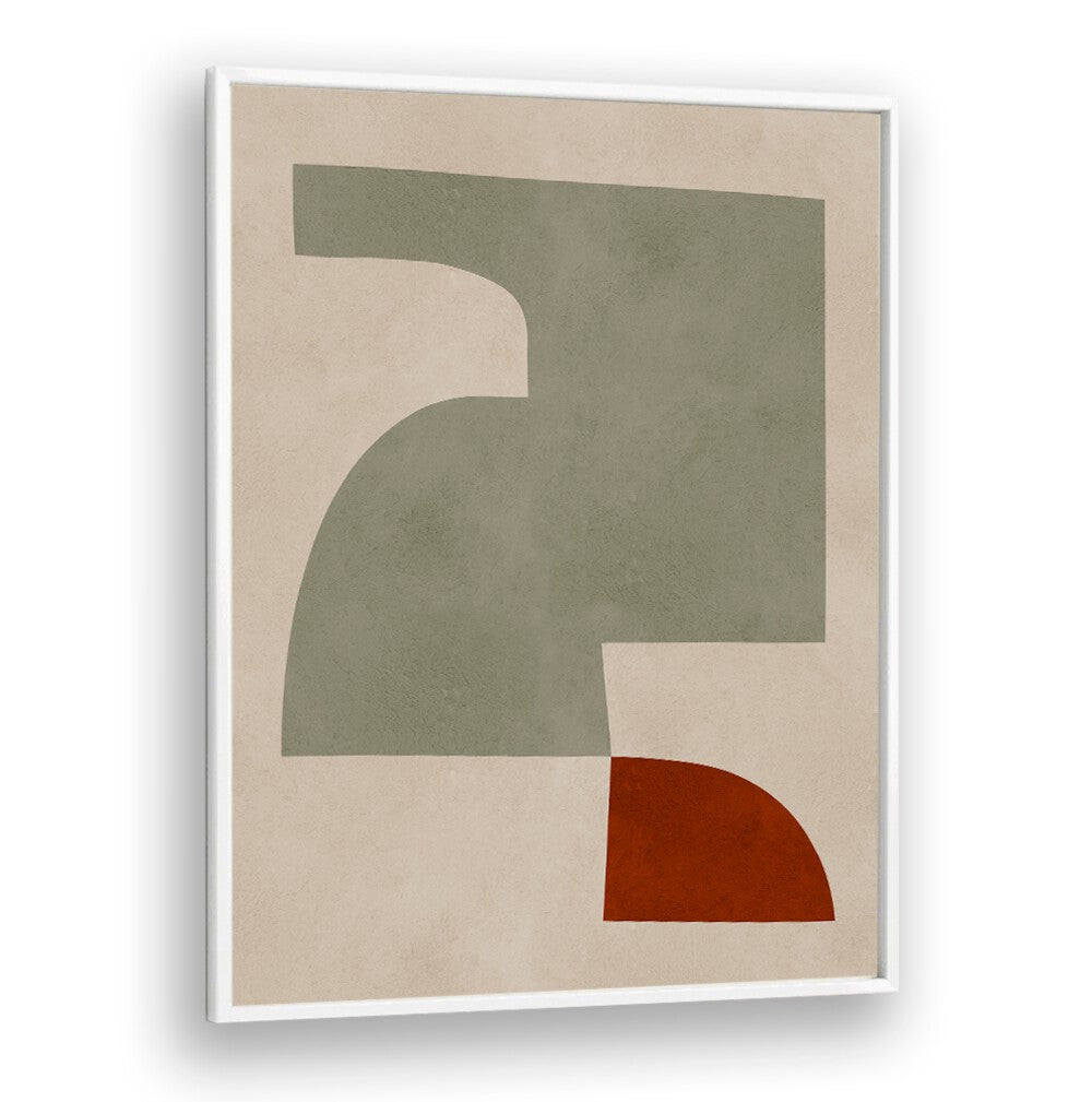Stylish EXPRESSIVE FORMS III, GEOMETRIC ART PRINTS featuring abstract shapes in muted colors for artistic inspiration.
