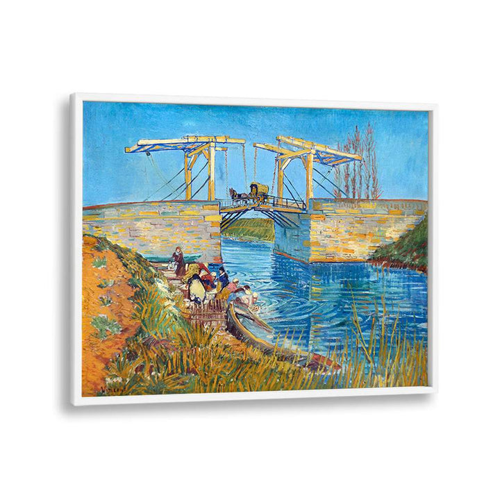 THE LANGLOIS BRIDGE AT ARLES (1888)- A FAMOUS PAINTING ,  VINTAGE PAINTINGS