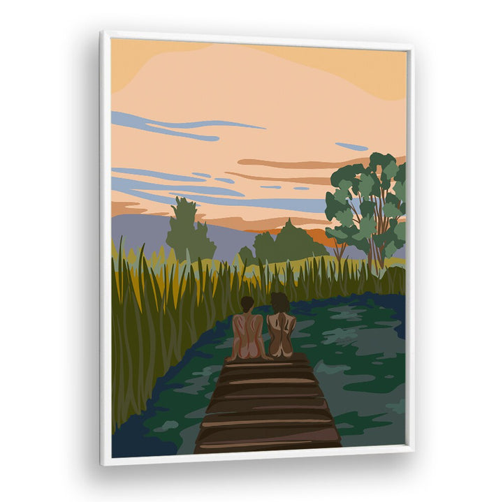 OH MIRROR IN THE SKY , LANDSCAPE PAINTINGS
