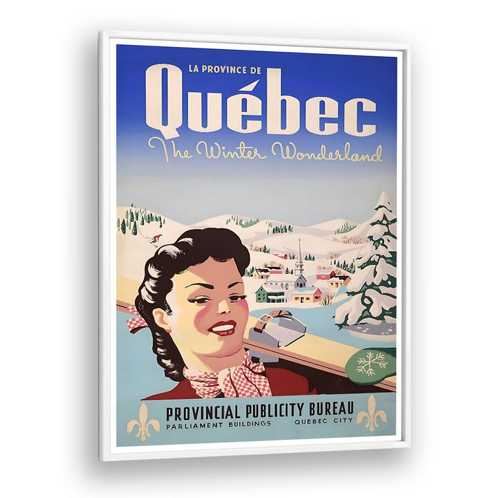 Stunning QUEBEC I, VINTAGE TRAVEL POSTERS showcase Quebec's enchanting landscapes and rich history. Perfect decor choice!
