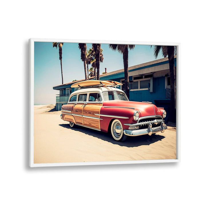 SURFING VINTAGE CAR , CAR POSTERS