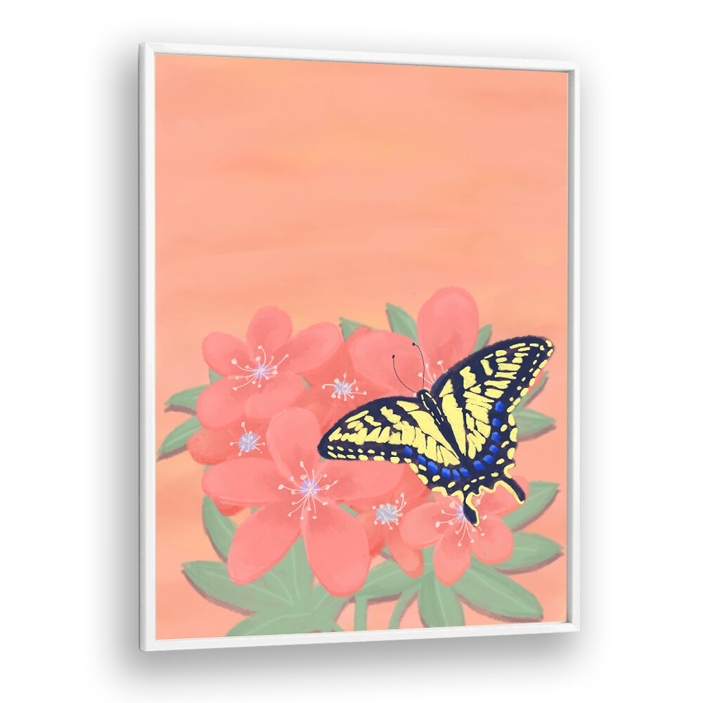 TIGER SWALOWTAIL BUTTERFLY, ANIMAL PAINTINGS