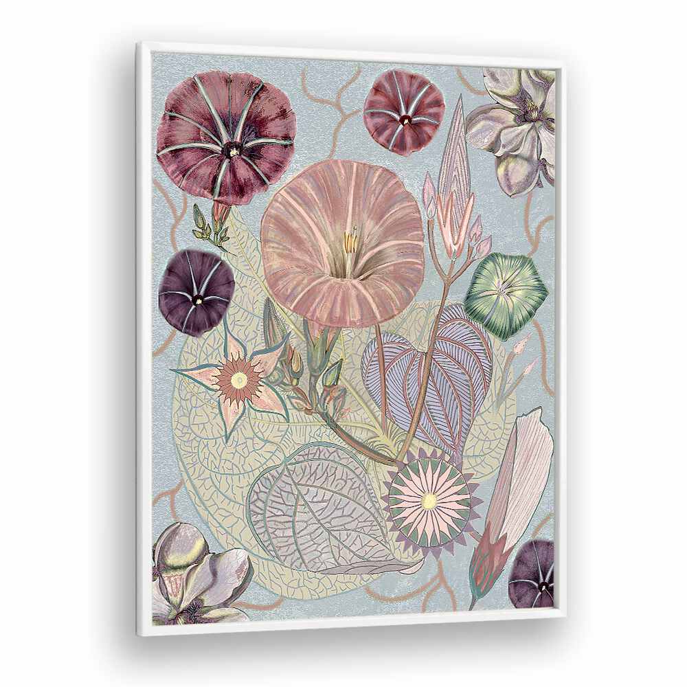 Colorful VINTAGE WILDFLOWERS, FLORAL FLOWER PAINTINGS, showcasing nature's elegance for your home decor.