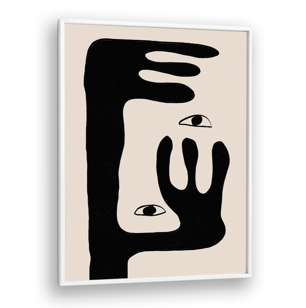 ABSTRACT FACE NO2 , LINE ART PAINTINGS