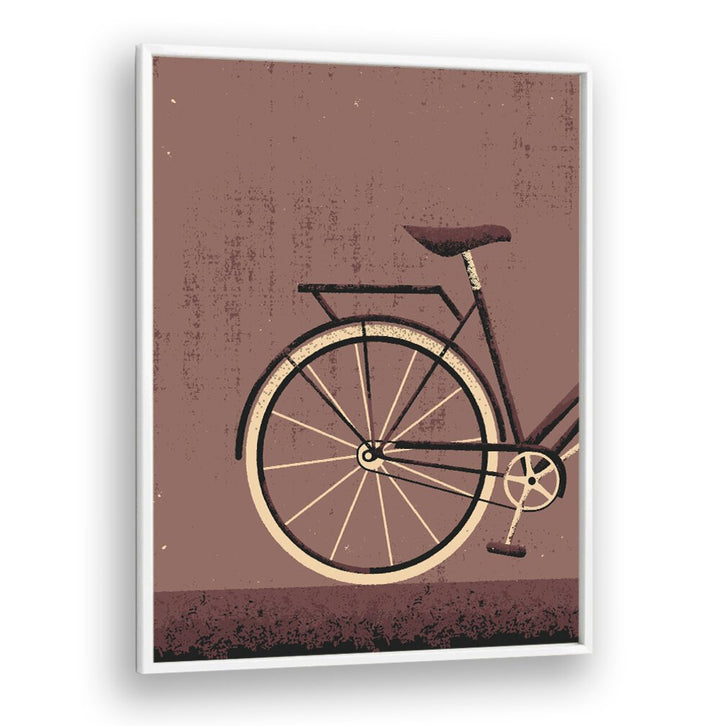 Classic wall art featuring a vintage bicycle in "THE VINTAGE CYCLE, SPORTS POSTERS" collection for cycling enthusiasts.