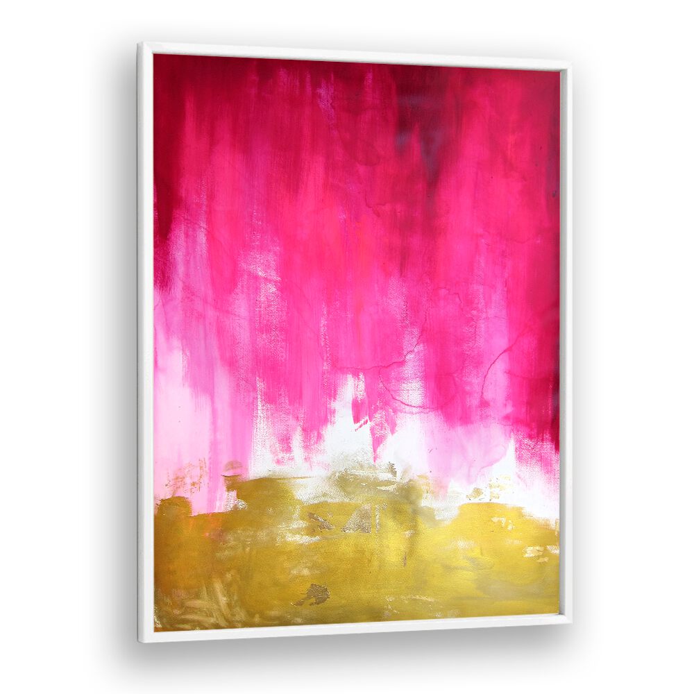 PINK AND GOLD ABSTRACT , ABSTRACT PAINTINGS