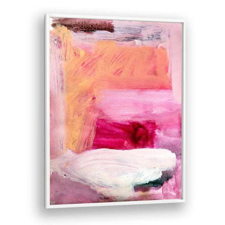 Colorful strokes blend in the CREAM FILLING, ABSTRACT PAINTINGS, enhancing modern decor with vibrant artistry.