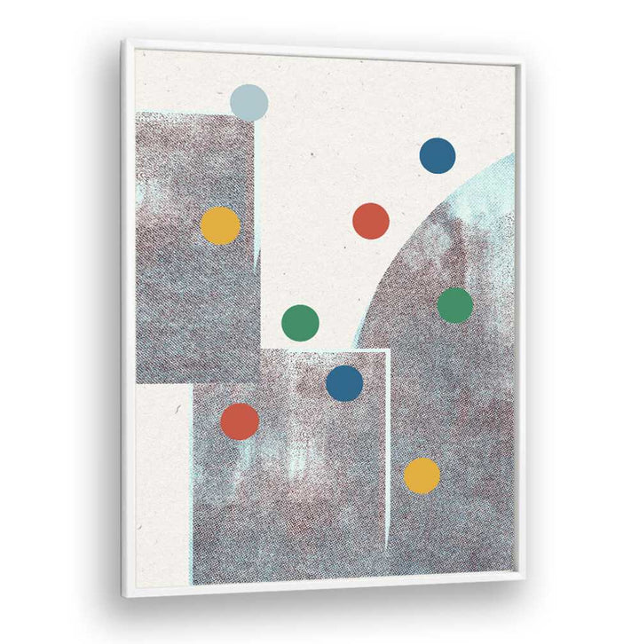 RETRO DOTS NO.1 , GEOMETRIC ART PRINTS