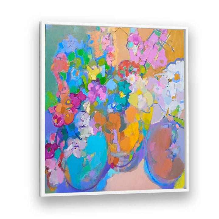 Bright and colorful SUNSHINE, ABSTRACT PAINTINGS, perfect for elevating your home decor with vibrant cheer.