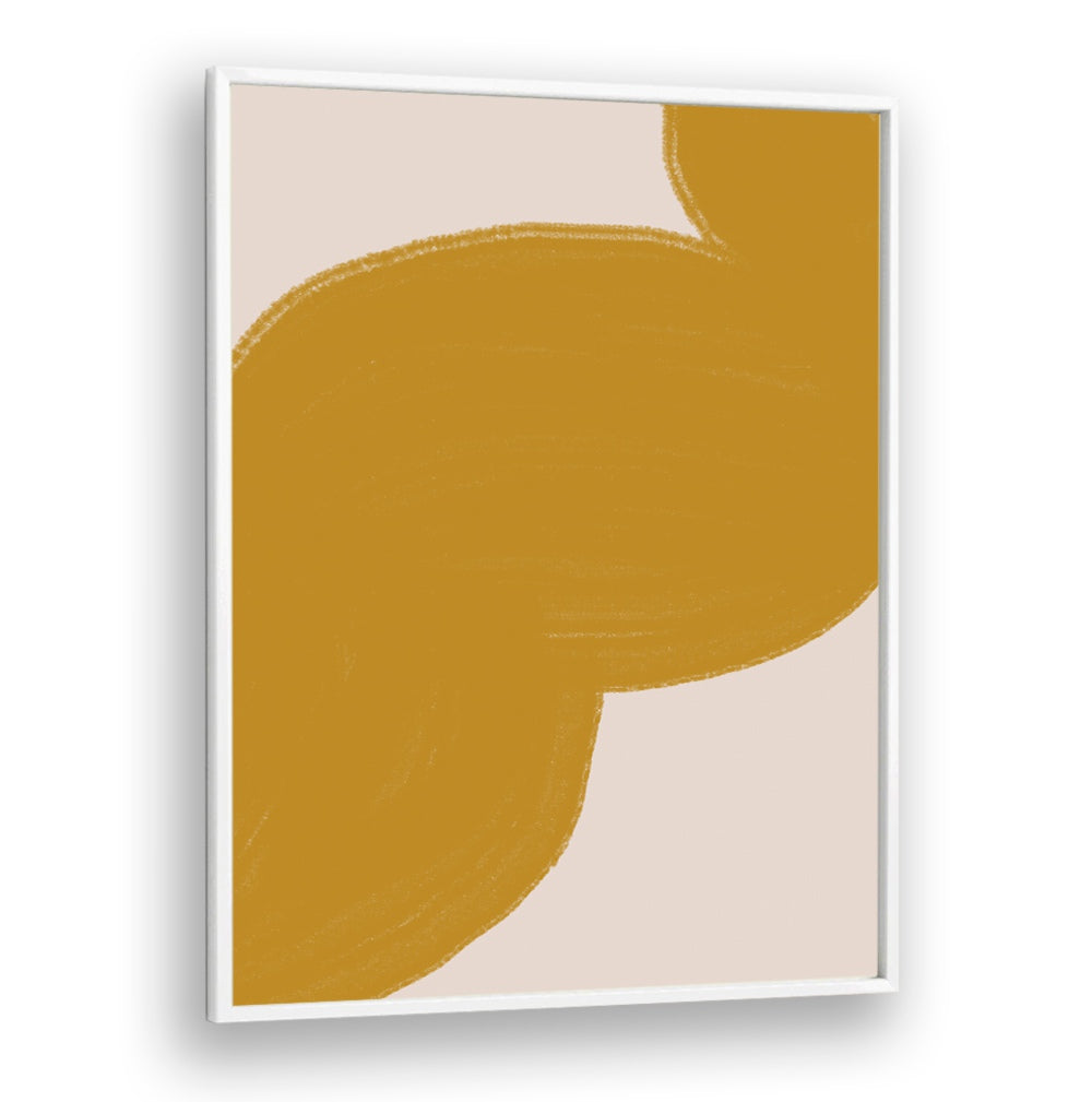 MUSTARD SHAPE ORGANIC , ABSTRACT PAINTINGS