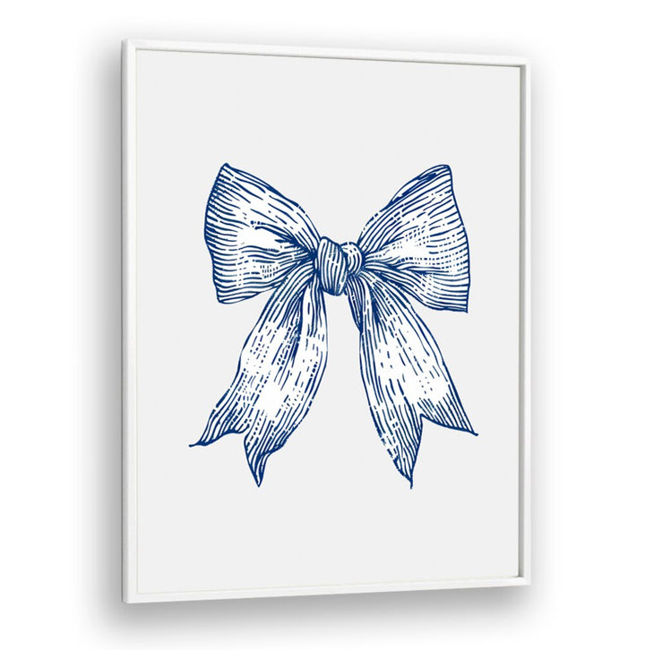 DARK BLUE COASTAL STRIPED BOW