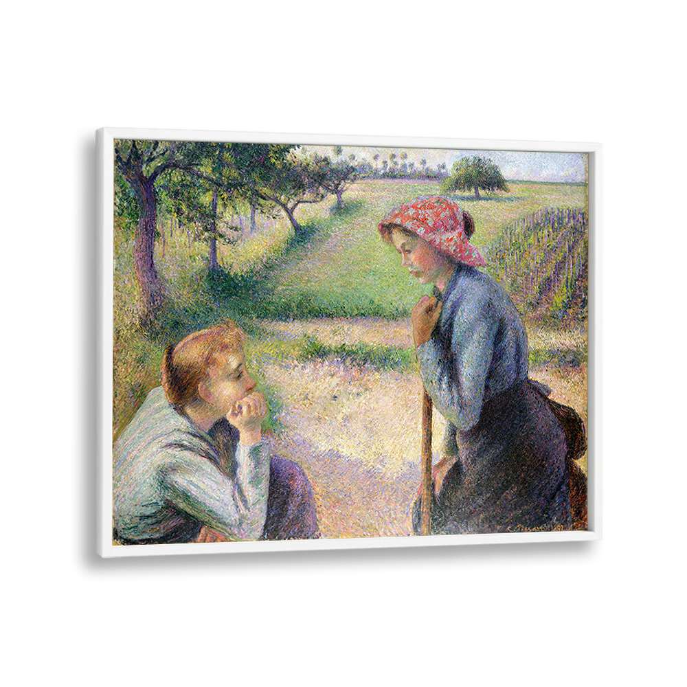 TWO YOUNG PEASANT WOMEN (1891–92), VINTAGE PAINTINGS