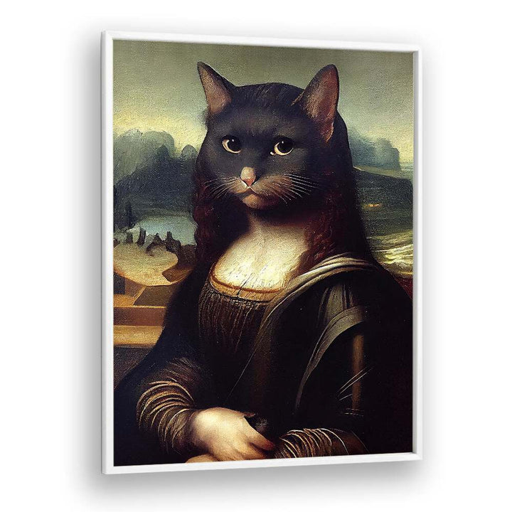 MEOWLISA BY DIKHOTOMY , ALTERED ART PRINTS