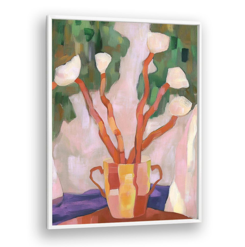 Beautiful FLOWER IN A VASE IV decor featuring vibrant blooms, perfect for adding elegance to any space.