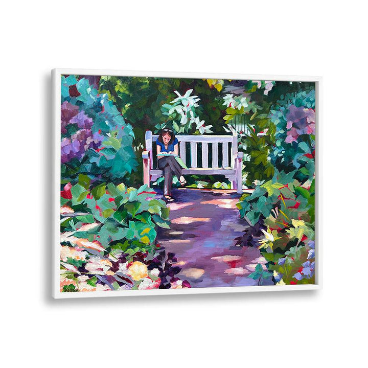 PRINCETON GARDEN , LANDSCAPE PAINTINGS