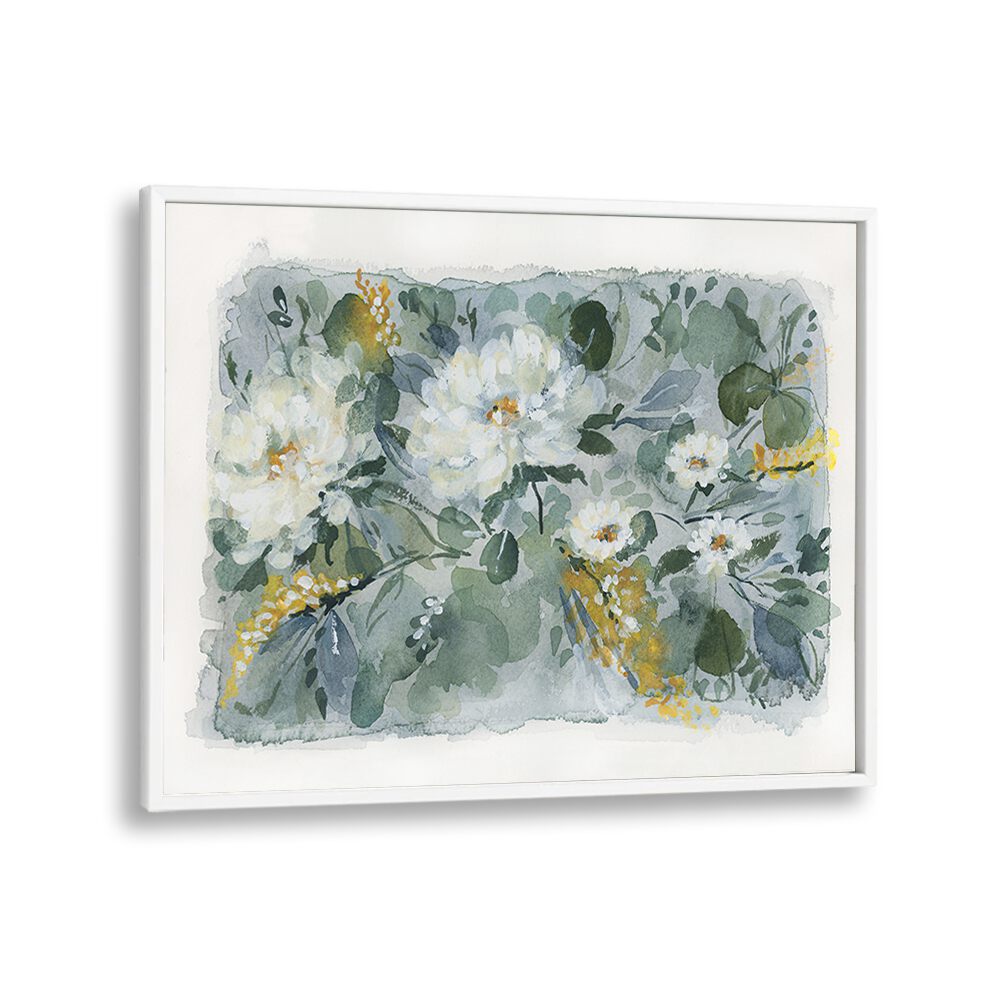 Elegant WHITE BOUQUET featuring white blooms and lush greenery, perfect for any occasion, by [Brand Name].